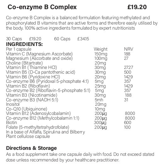 Co-enzyme B Complex