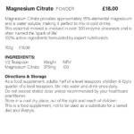 Magnesium Citrate POWDER