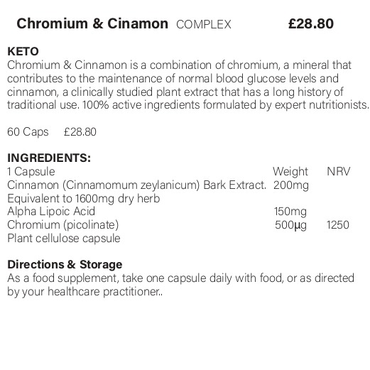 Chromium & Cinamon COMPLEX